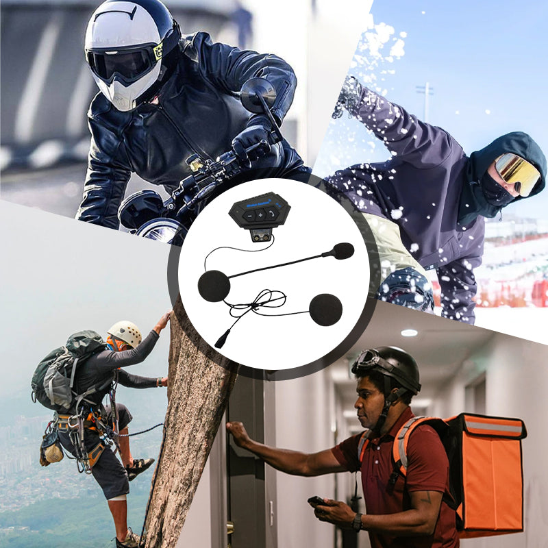 Motorradhelm Bluetooth Headset BT12 mit Freisprechfunktion
