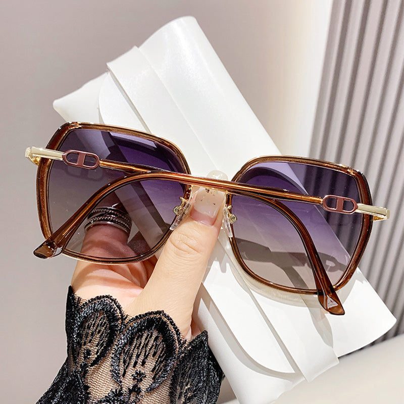 Sonnenbrille Oversized mit gepolarisierten Gläsern