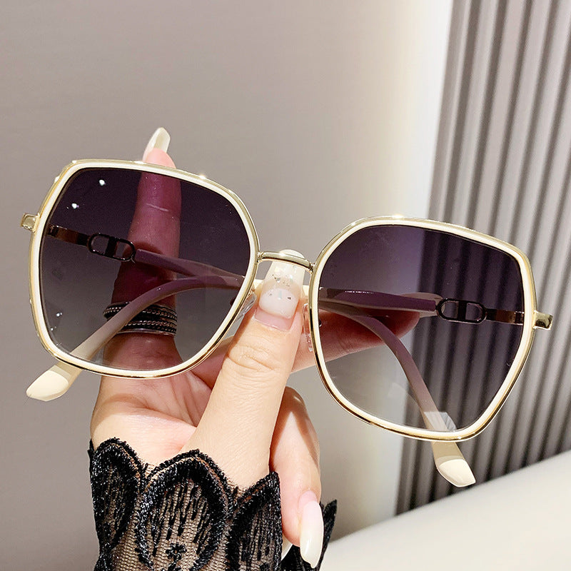 Sonnenbrille Oversized mit gepolarisierten Gläsern
