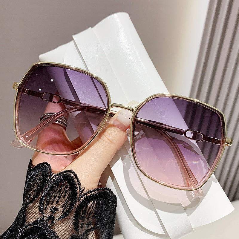 Sonnenbrille Oversized mit gepolarisierten Gläsern