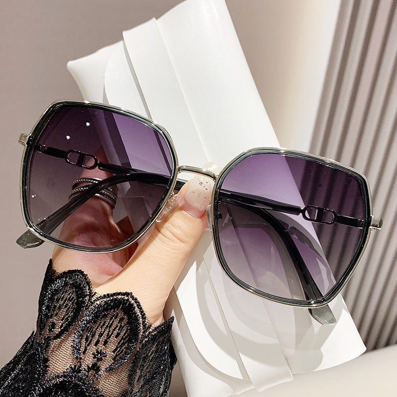 Sonnenbrille Oversized mit gepolarisierten Gläsern