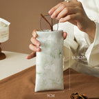 Self-closing glasses case with soft microfiber lining