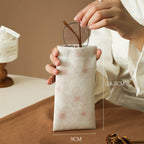 Self-closing glasses case with soft microfiber lining