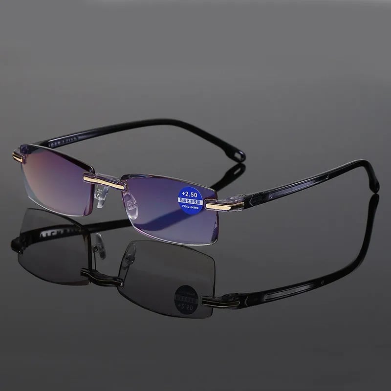 Gleitsichtbrille mit Blaulichtfilter und progressiven Gläsern
