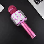 Wireless Karaoke Microphone with Bluetooth Speaker