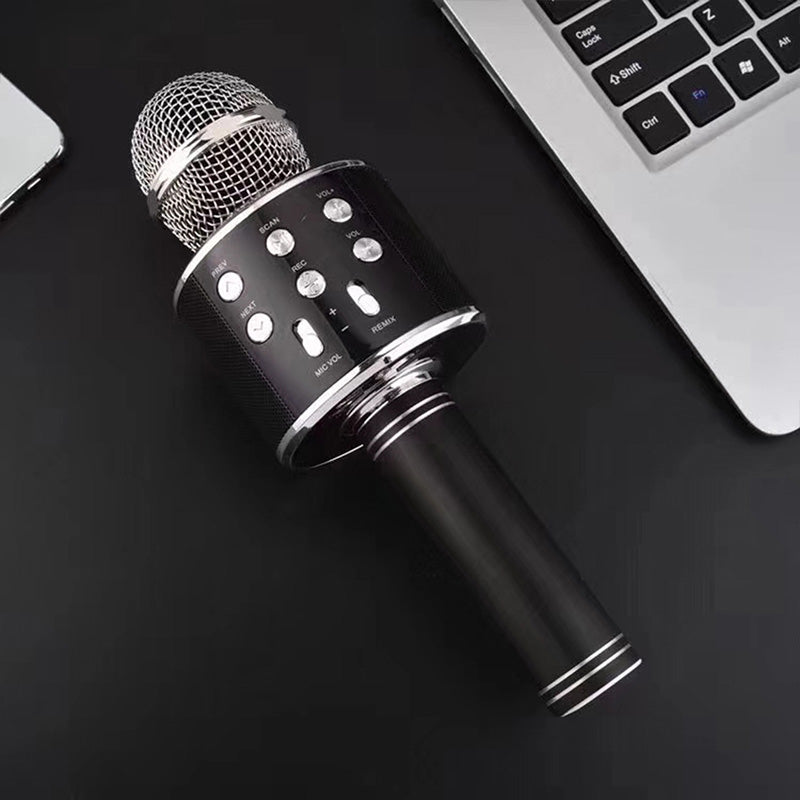 Wireless Karaoke Microphone with Bluetooth Speaker