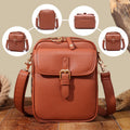 Vintage Mini Crossbody Bag with RFID Protection