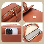 Vintage Mini Crossbody Bag with RFID Protection