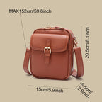 Vintage Mini Crossbody Bag with RFID Protection
