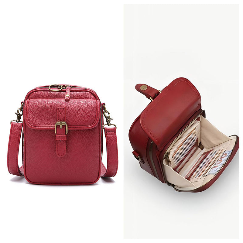 Vintage Mini Crossbody Bag with RFID Protection