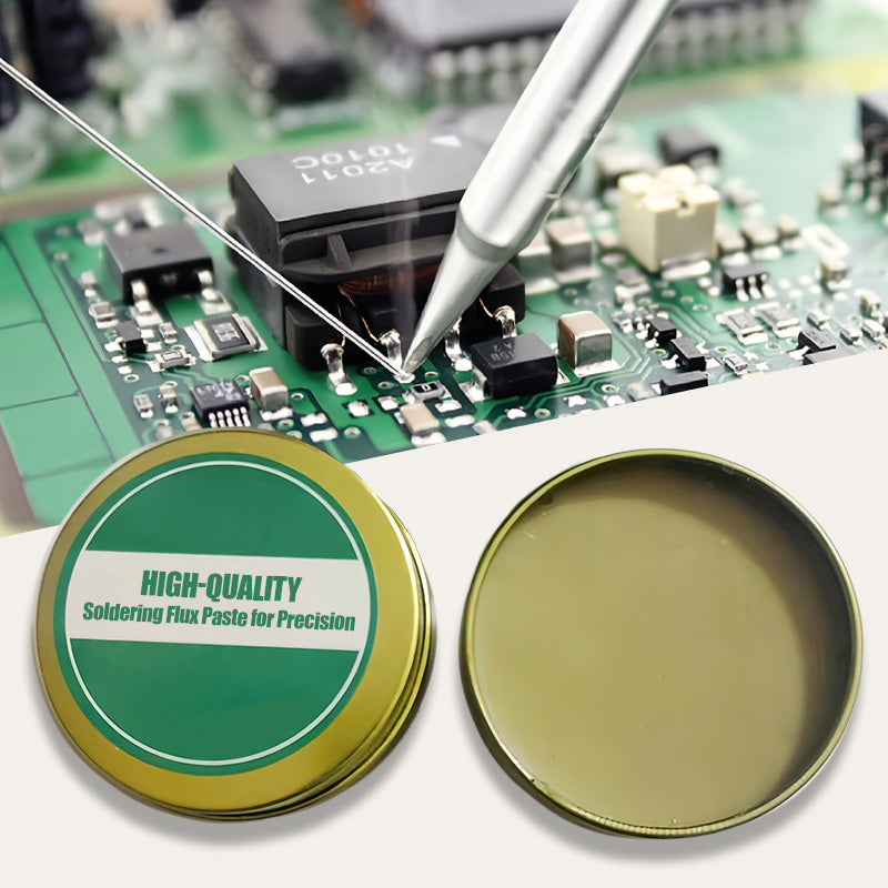 Soldering flux paste for precision soldering
