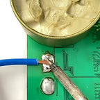 Soldering flux paste for precision soldering