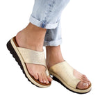 Women's sandals with toe strap – ergonomic footbed