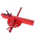 Aluminum Miter Gauge with Adjustable Angle Stop