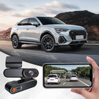 Dashcam 4G mit Front- und Innenraumkamera – HD-Aufnahme