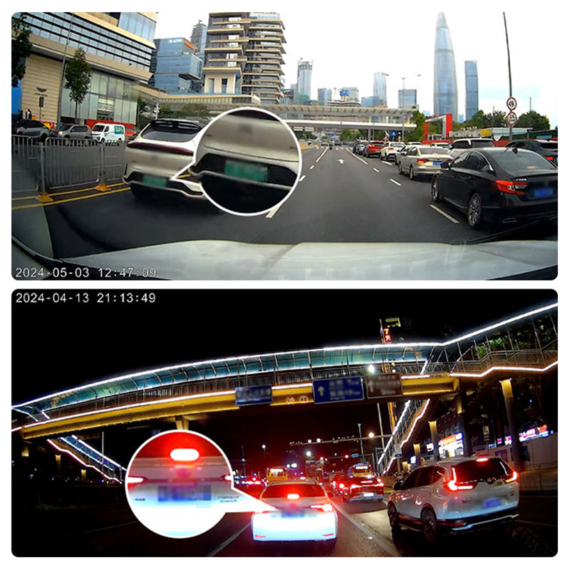 Dashcam 4G mit Front- und Innenraumkamera – HD-Aufnahme