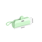 Power bank with integrated cables 10000 mAh