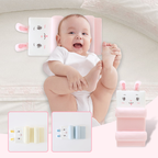 Ergonomic breathable baby pillow with hollow zone design