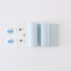 Ergonomic breathable baby pillow with hollow zone design