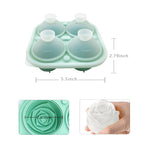 Eiswürfelform Rosen 3D Silikon 6 cm