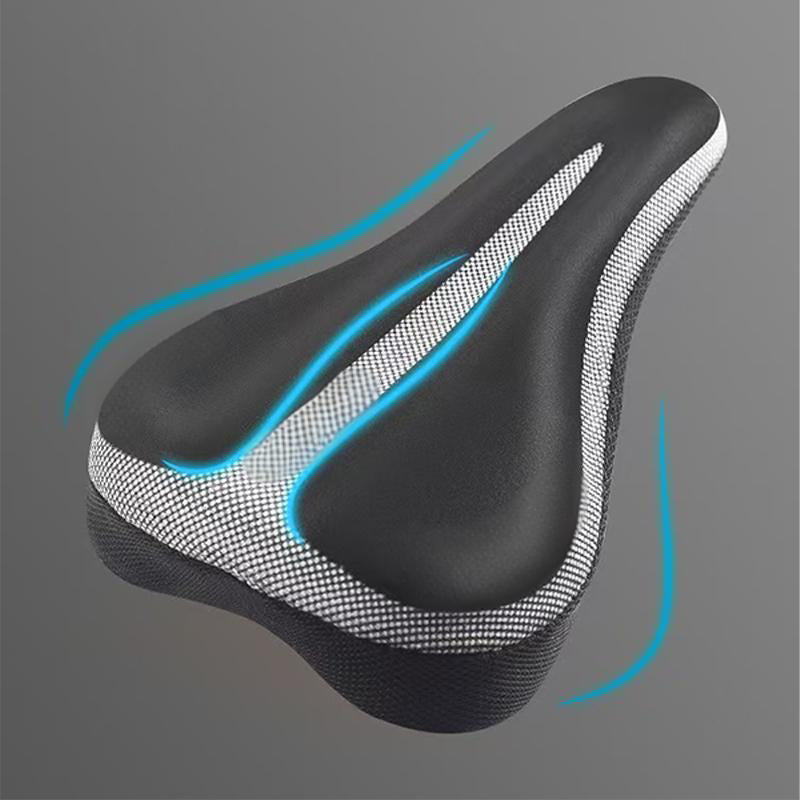 Ergonomisches Fahrradsattel mit druckverlagerndem Schaumstoff