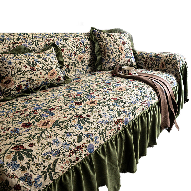 Universal Sofa Cover with Floral Pattern – Complete Protection
