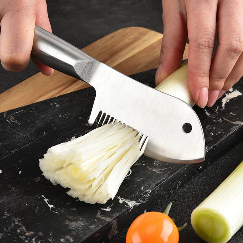 Stainless Steel Julienne Peeler – Even Strips Every Time