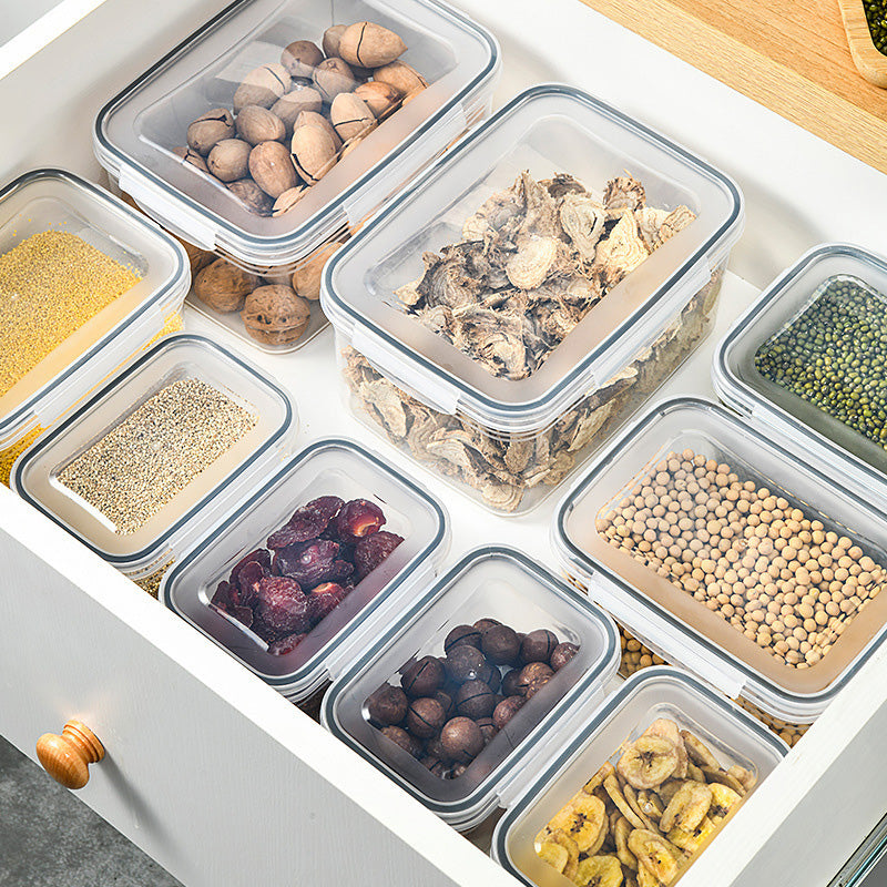 Refrigerator Storage Box Set 3-piece with Drip Tray