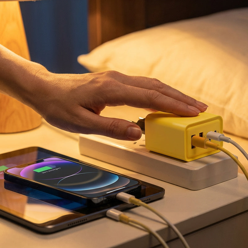 USB fast charger 4 ports – 65W and 120W with USB-C and USB-A