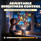 Rotating LED projector with ocean, Christmas, and snowflake effects