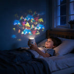 Rotating LED projector with ocean, Christmas, and snowflake effects