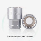 Ratschenschlüssel-Set mit Stecknüssen und Bits