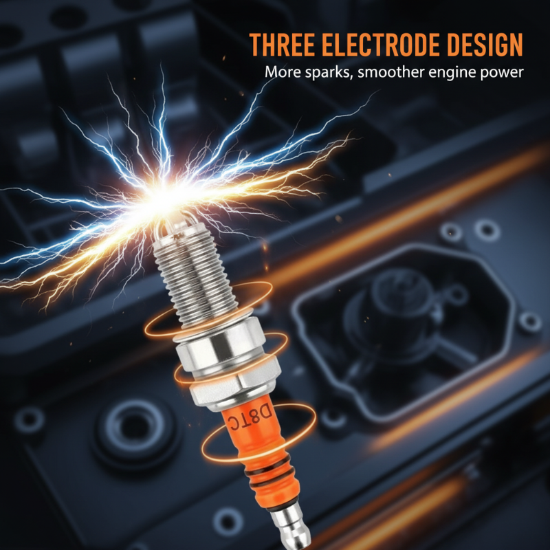 Zündkerze D8TC Drei-Elektroden-System für Motor