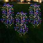 Solar-Gartenleuchte Feuerwerk-Optik mit 100-200 LEDs
