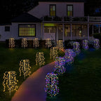 Solar-Gartenleuchte Feuerwerk-Optik mit 100-200 LEDs