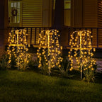 Solar-Gartenleuchte Feuerwerk-Optik mit 100-200 LEDs