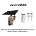 Solar-Überwachungskamera PTZ mit Solarpanel und Akku