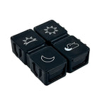 Digital pillbox with timer – 4 alarms and large buttons