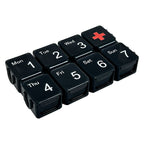 Digital pillbox with timer – 4 alarms and large buttons