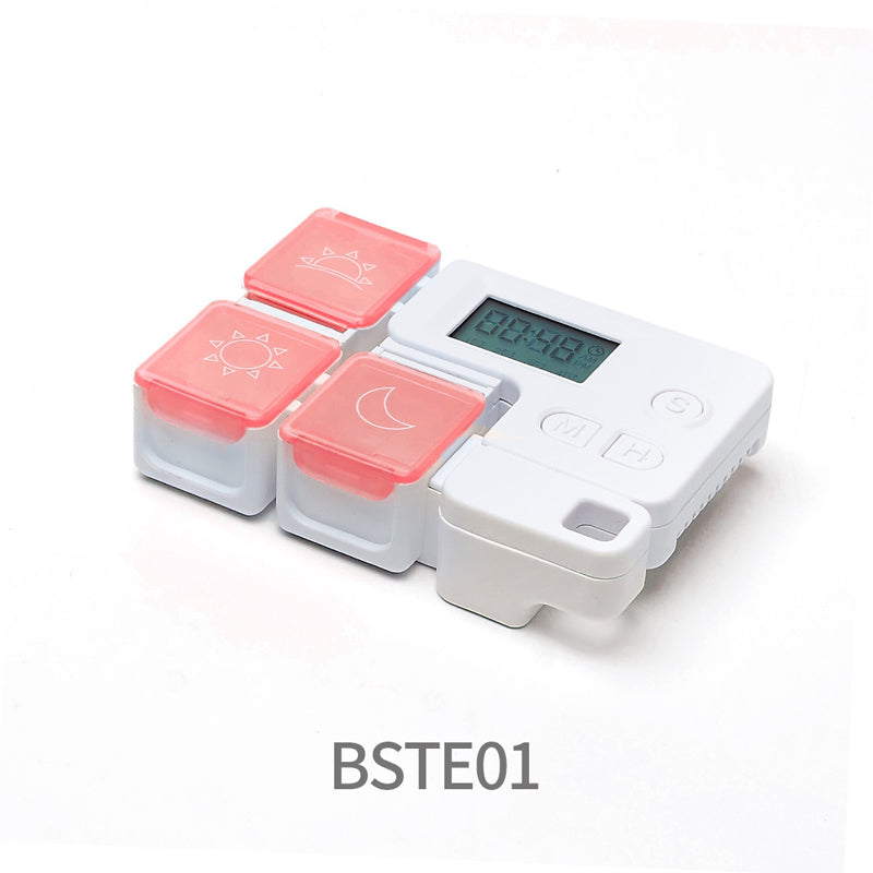 Digital pillbox with timer – 4 alarms and large buttons