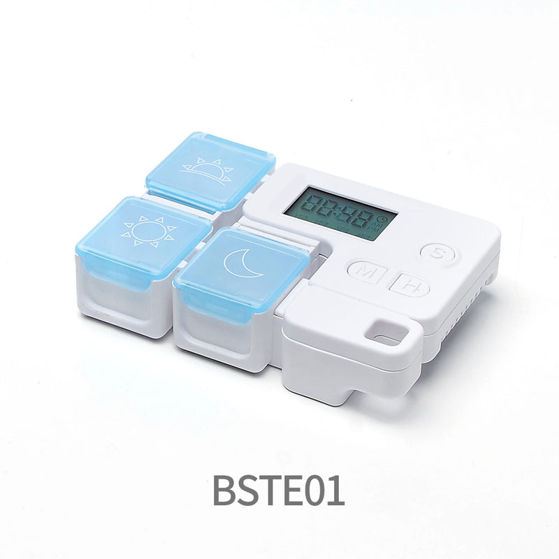 Digital pillbox with timer – 4 alarms and large buttons