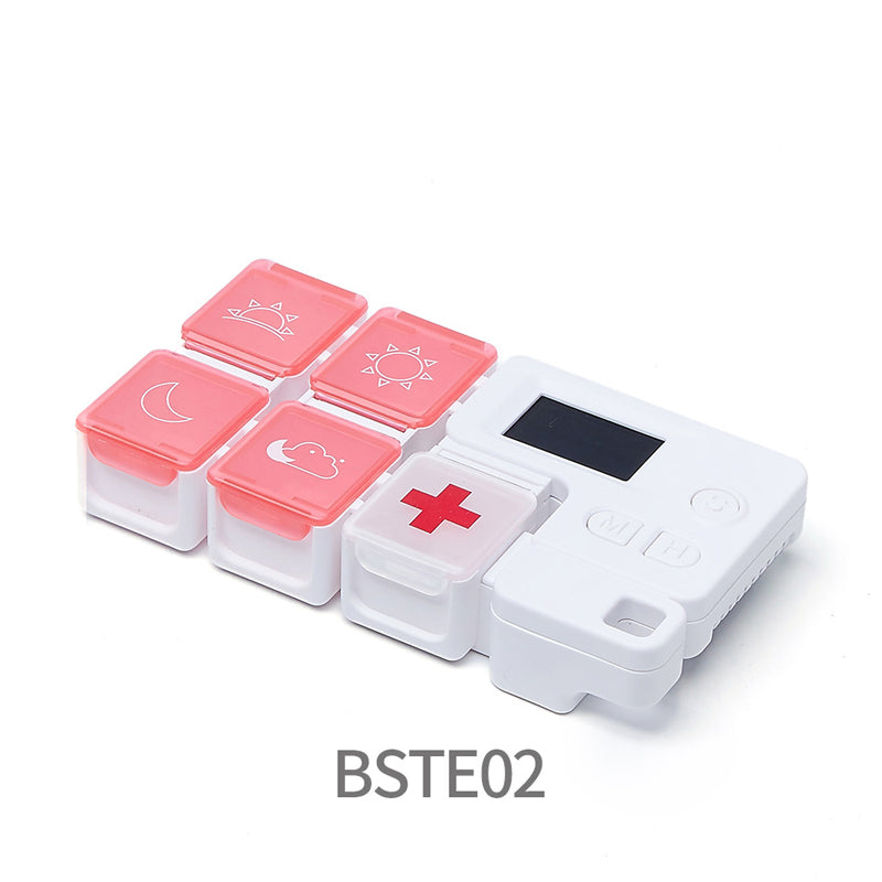 Digital pillbox with timer – 4 alarms and large buttons