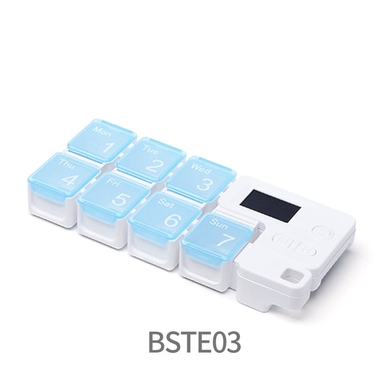 Digital pillbox with timer – 4 alarms and large buttons