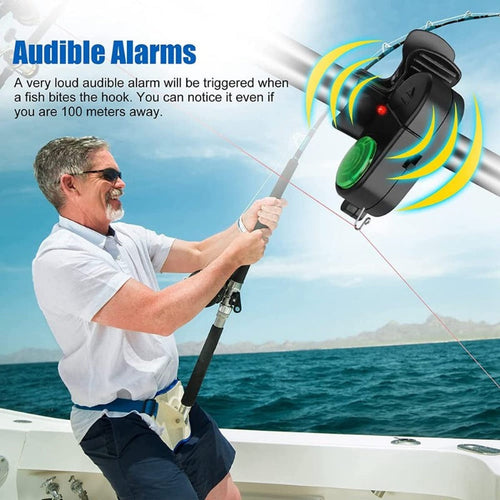 Angel bite indicator with sound and LED light