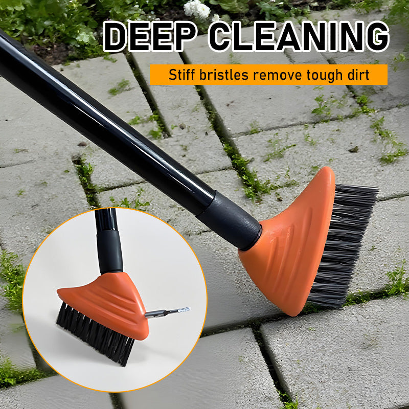 Weed brush 3-in-1 with adjustable handle 117 cm