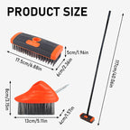 Weed brush 3-in-1 with adjustable handle 117 cm