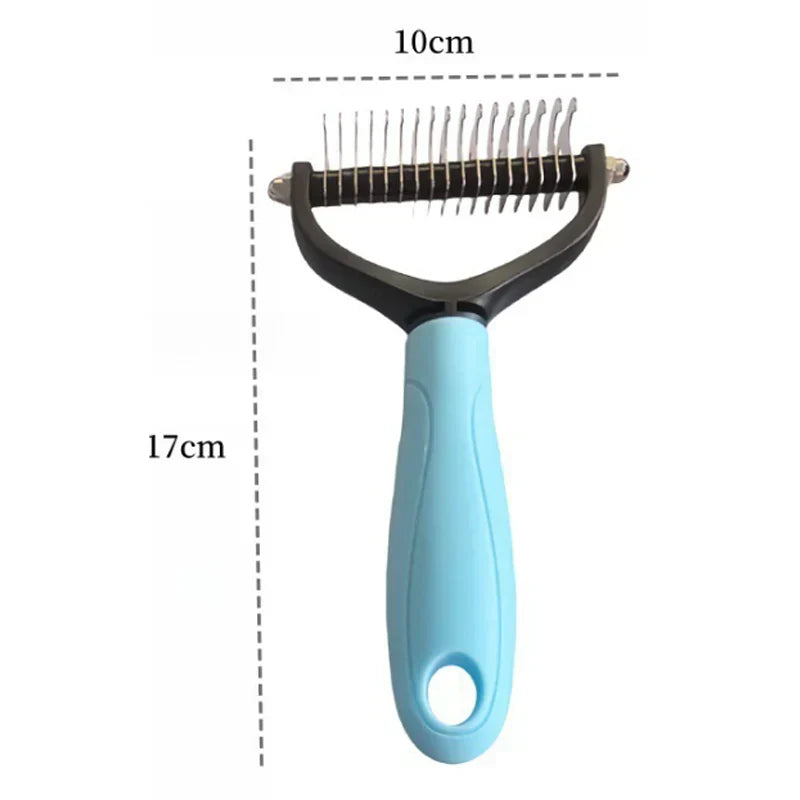 Undercoat brush double-sided for dogs and cats