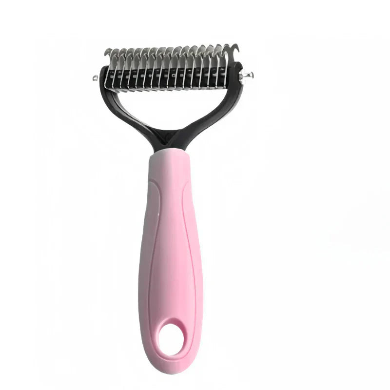 Undercoat brush double-sided for dogs and cats