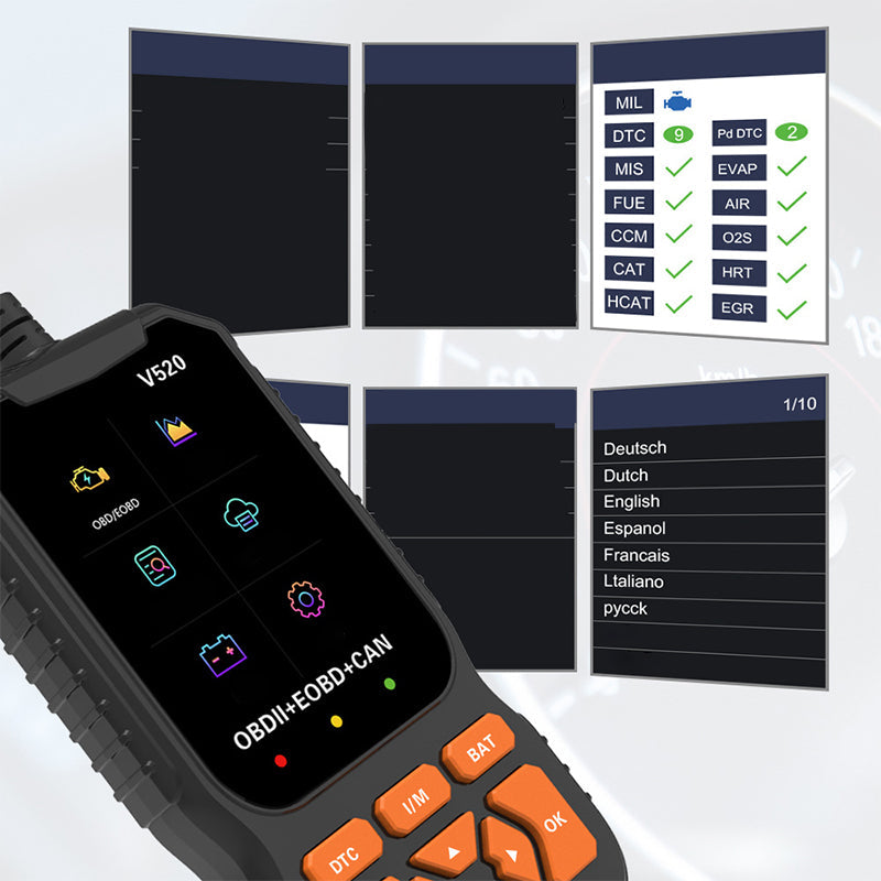 OBD2-Diagnosegerät V520 für Fahrzeugfehleranalyse