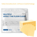 Concentrated floor cleaning tablets in 5 colors